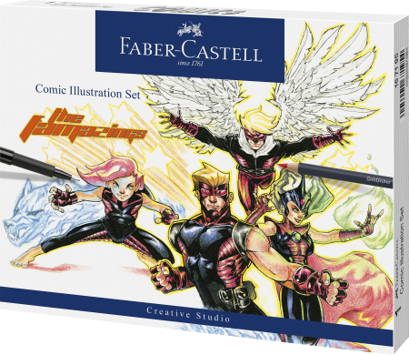 Brand - Set Comic Illustration 15 Piese, Faber-Castell