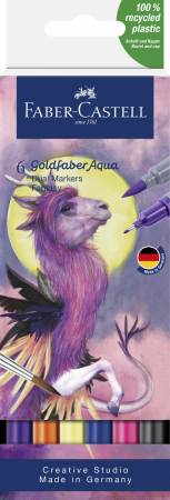 Brand - Set Markere Solubile FANTASY 2 Capete Goldfaber Faber-Castell