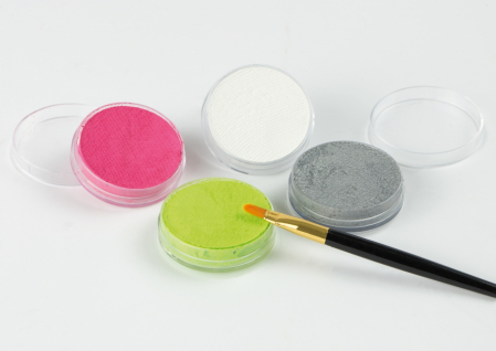 SET PICTURA PENTRU FATA 4 CULORI + PENSULA PRINTESA EBERHARD FABER [1]