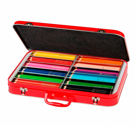 Brand - SET PT CLASA CUTIE METAL 144 CREIOANE COLORATE JUMBO GRIP FABER-CASTELL