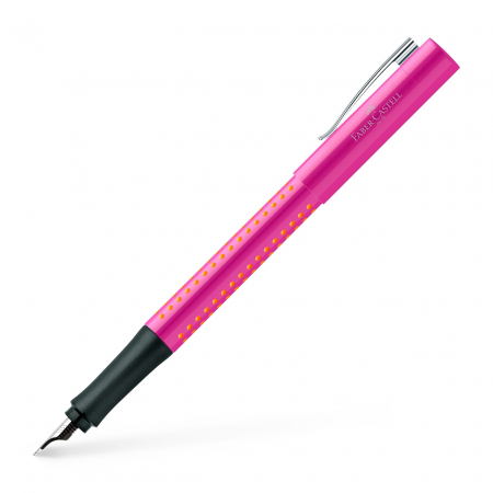 Instrumente de scris - Stilou Grip 2010 Roz-Portocaliu Faber-Castell