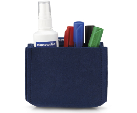 Brand - Suport magnetic MAGNETOPLAN pt accesorii whiteboard M bleumarin