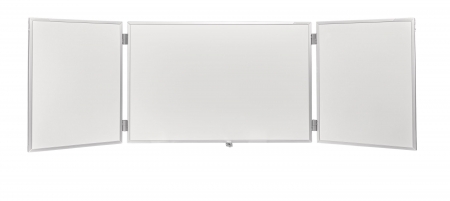 Dotari scoli - Whiteboard Ferroscript 1200x900mm cu 2 aripi laterale Magnetoplan