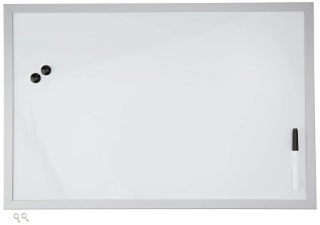 Whiteboard - Whiteboard magnetic cu 2 magneti + 1 whiteboard marker Herlitz