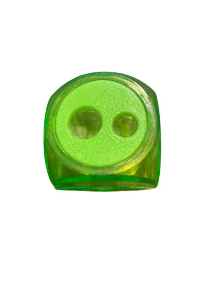 Ascutitoare Vision verde dulba cu rezervor sub forma de zar- 4 cm [1]