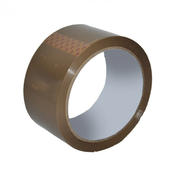 Banda adeziva 48mm x 50m, mata, maro, Vision, set 6 role [2]