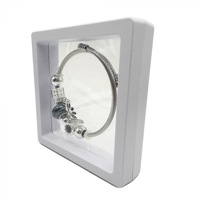 Bratara tip Pandora expusa in Cutie cu folie Transparenta, 9x9cm, Vision XXI [3]