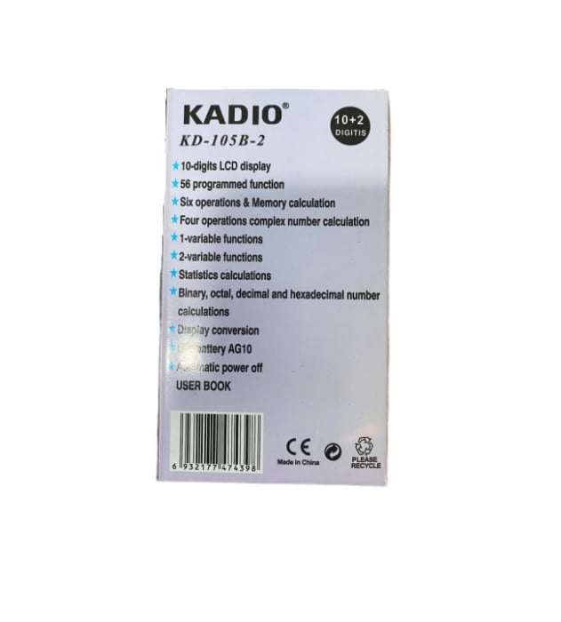 Calculator Stiintific Kadio, Vision, k9 105B-2, 12 digits [2]