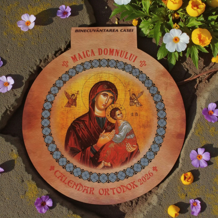 Calendar Crestin Ortodox, 2026, cu Magnet, 140x160mm Vision XXI [4]