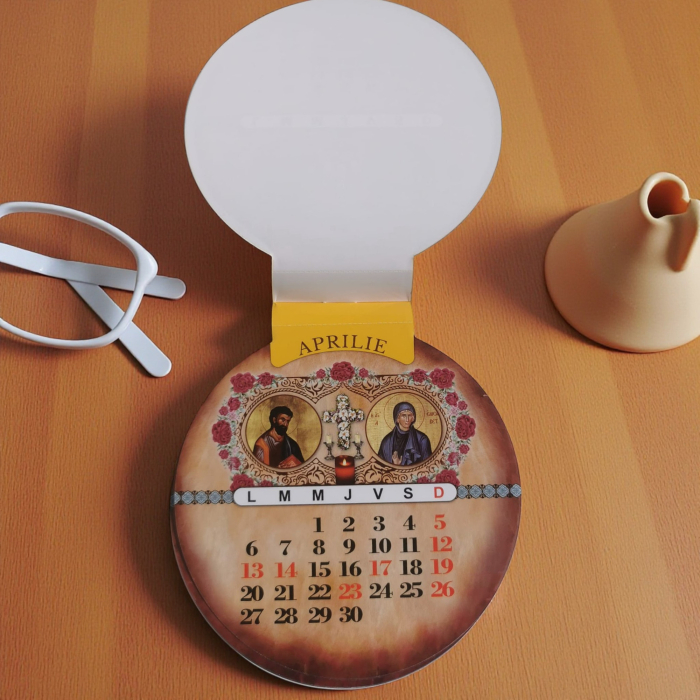 Calendar Crestin Ortodox, 2026, cu Magnet, 140x160mm Vision XXI [3]