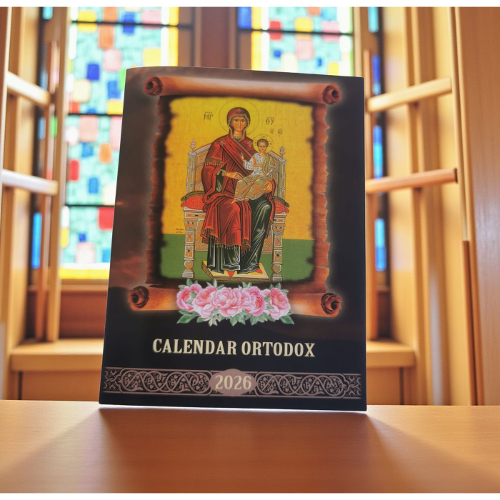 Calendar Crestin Ortodox, tip Carticica de Buzunar cu specificatii pentru fiecare zi, 2026, format A6, 32 pagini, Vision XXI [2]