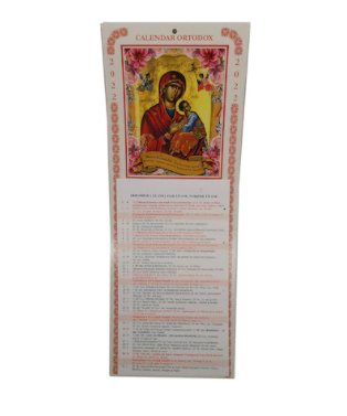 Calendar de Perete "Batranesc", Crestin Ortodox, 2022 [1]