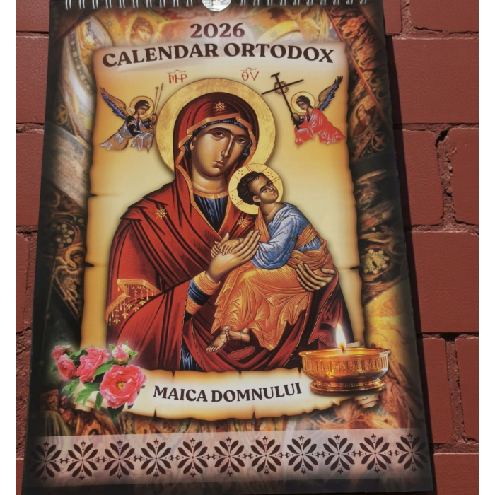 Calendar de Perete Crestin Ortodox 2026, format A4, Vision XXI [5]