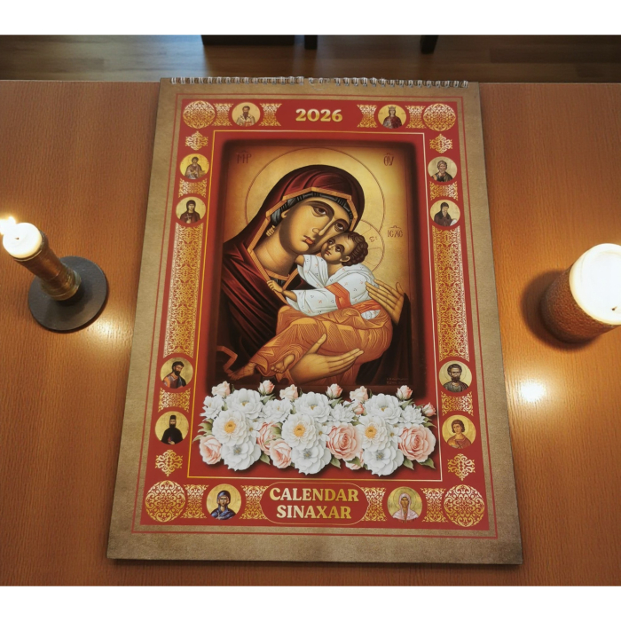 Calendar de Perete Crestin Ortodox, Sinaxarul celor 365 de icoane 2026, format A3, Vision XXI [4]