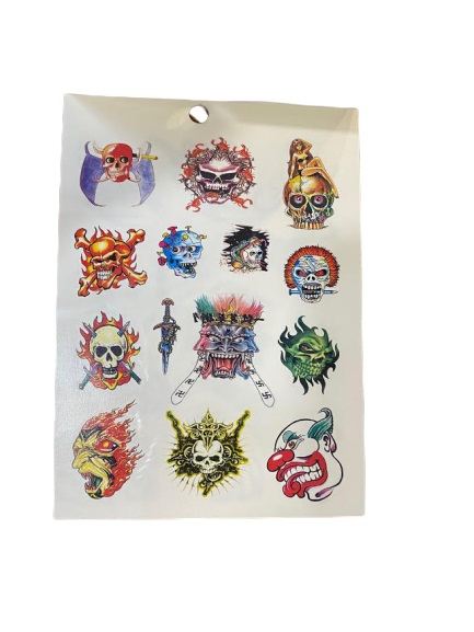 Carnetel cu tatuaje temporare Vision, multicolore [3]