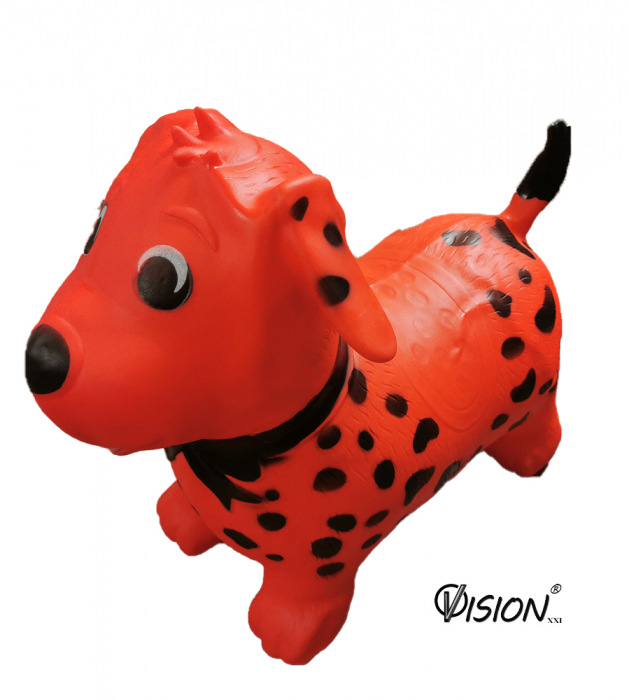 Catel Gonflabil pentru Sarit, rosu, 55 cm, VisionXXI [2]