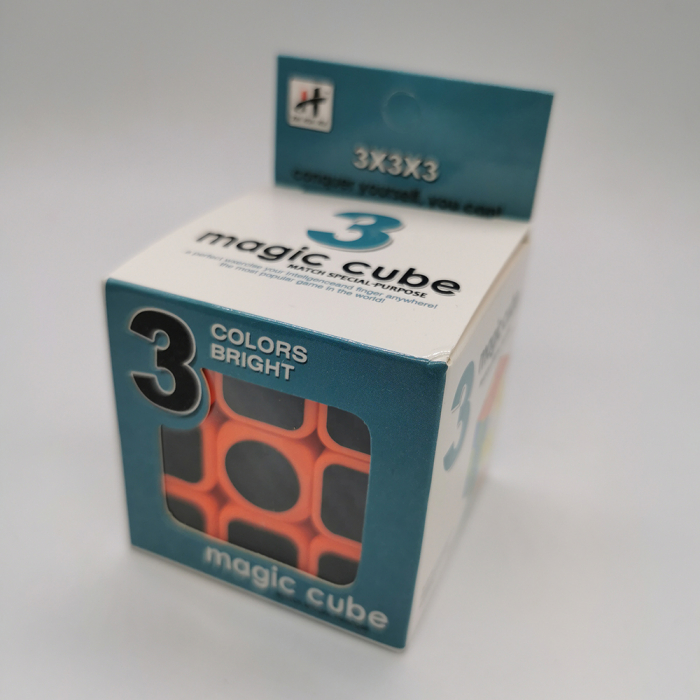 Cub Rubik 3x3x3 Magic Cube, cu insertii negre, 60mm, VisionXXI [2]