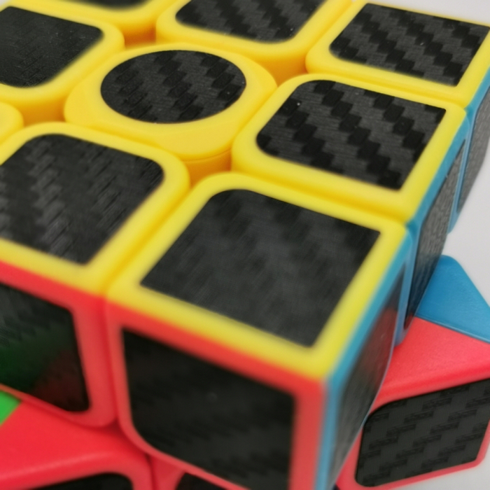 Cub Rubik 3x3x3 Magic Cube, cu insertii negre, 60mm, VisionXXI [4]