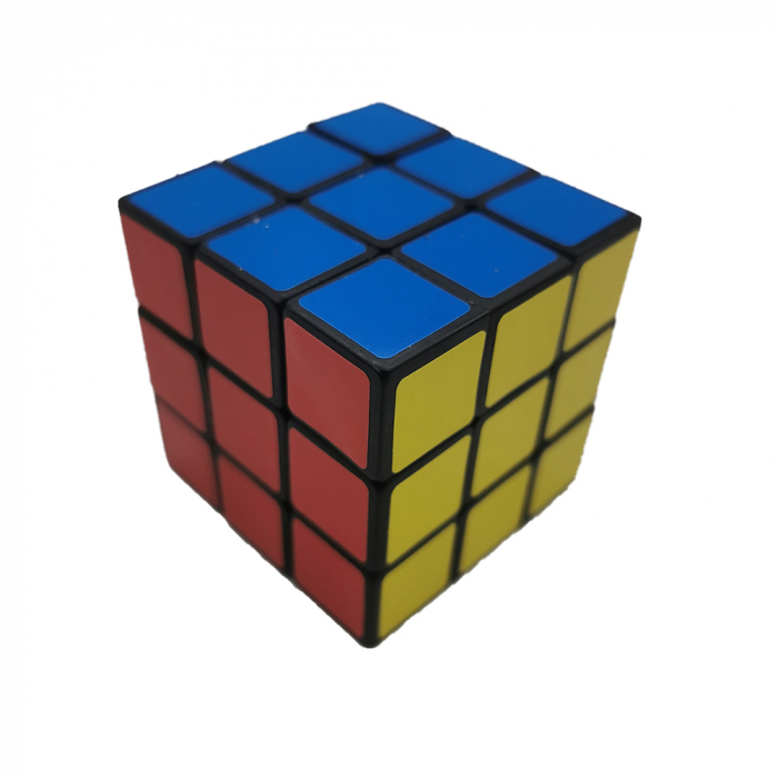 Cub tip Rubick 3x3x3, economic, cu autocolant, 5cm, VisionXXI [2]