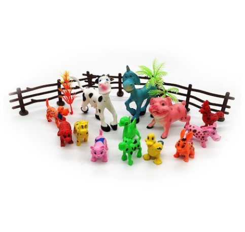 Figurine animale, "Animales Granja", 17 buc/set [2]