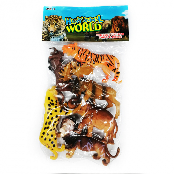 Figurine animale salbatice, "Happy Animal World" Vision, 6 buc/set [2]