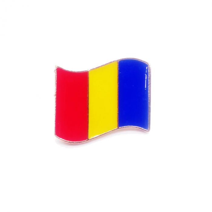 Insigna steag Romania, 2.5 x 1.7 cm, Vision [2]