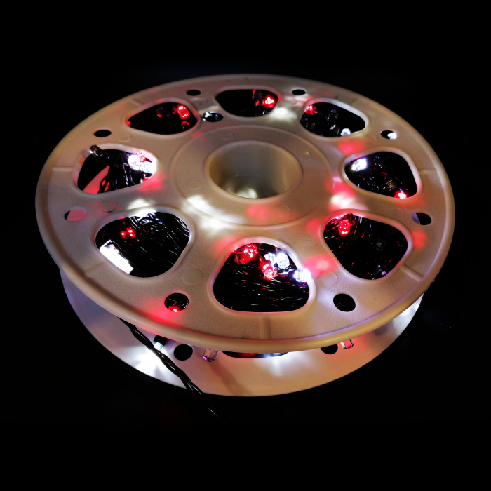Instalatie de exterior 40 metri lungime, 300 leduri diamant, multicolor- Vision [8]