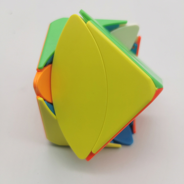 Joc Cub tip Rubick, 2x2x2, Ovaluri colorate, Brain Chalange, 5.5 cm, VisionXXI [3]