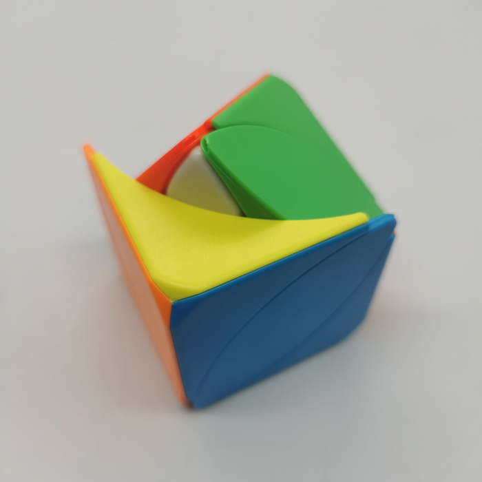 Joc Cub tip Rubick, 2x2x2, Ovaluri colorate, Brain Chalange, 5.5 cm, VisionXXI [2]