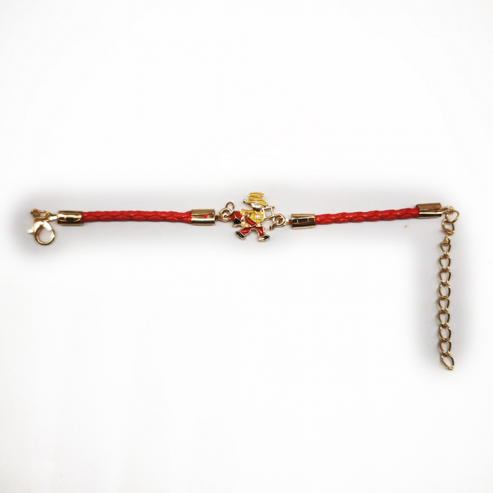 Martisor Bratara Norocoasa cu Hornar, imitatie de piele, reglabila, Colectia VisionXXI [2]