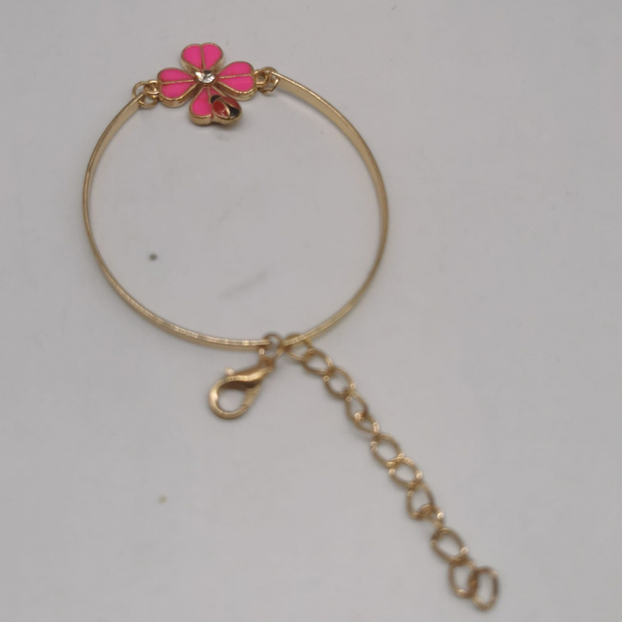 Martisor Bratara Norocoasa cu Trifoi, metalica, reglabila, Colectia VisionXXI [4]