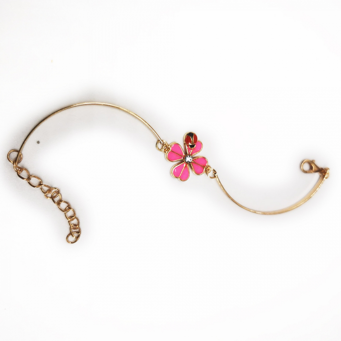 Martisor Bratara Norocoasa cu Trifoi, metalica, reglabila, Colectia VisionXXI [3]