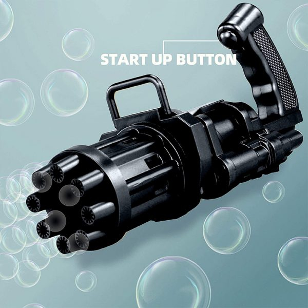 Pistol de facut baloane cu baterii, Gatling Bubble Gun, 20 cm, Vision® [2]