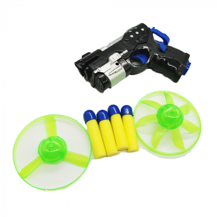 Pistol SHOOT GUN, 3 in 1, Gloante de burete, Freesby, Titirez, Vision® [4]