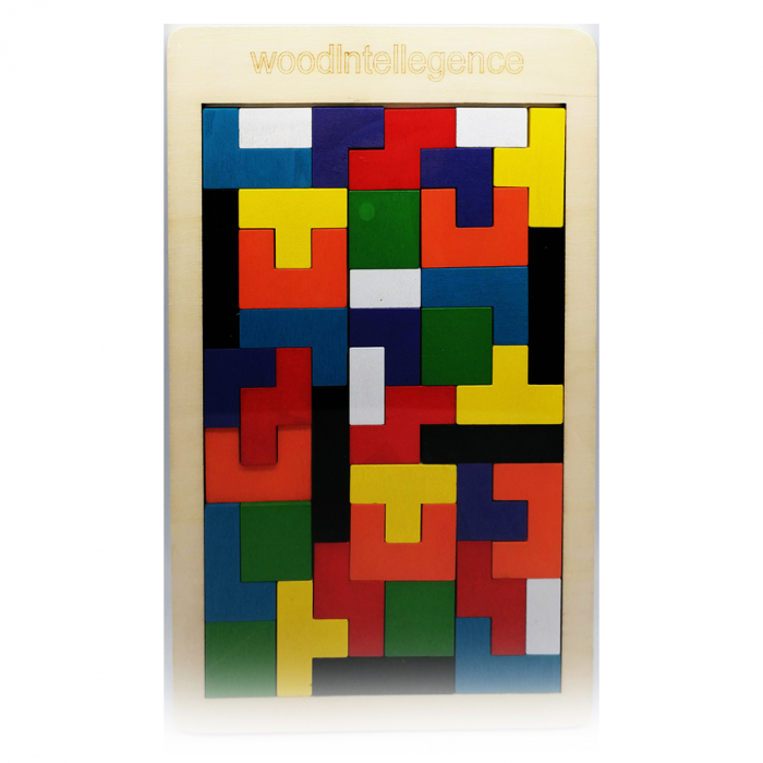 Puzzle lemn Vision, incastru, Tetris, 35 de piese [3]