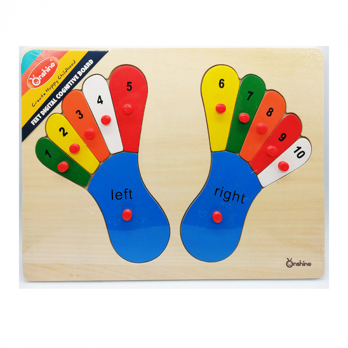 Puzzle lemn- Vision, incastru, talpile  joc cognitiv, 13 piese [3]