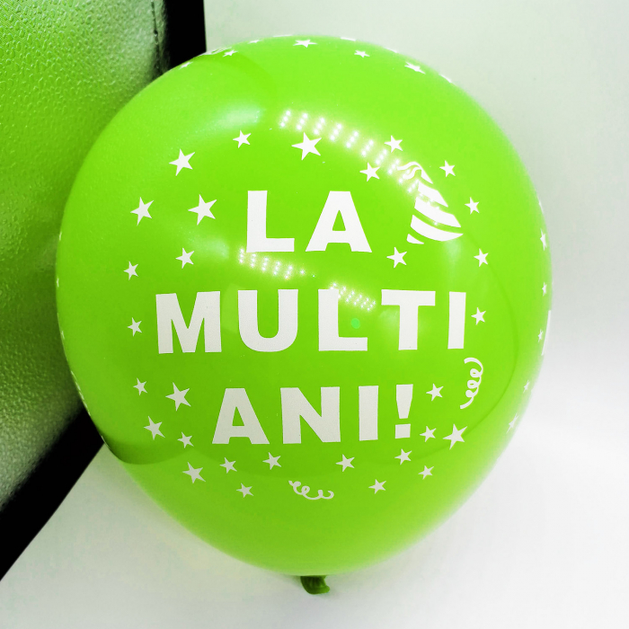 Set 10 baloane Vision "La Multi Ani!", multicolor [3]