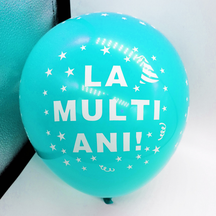 Set 10 baloane Vision "La Multi Ani!", multicolor [2]