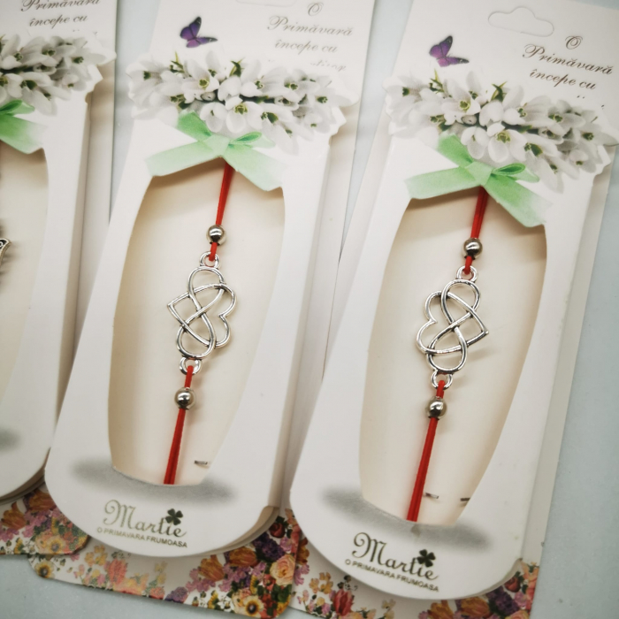 Set 12 Bratari de Martisor tip Kabalah, Reglabile, Modele diverse, Ambalate individual in cutie de Primavara, Colectia VisionXXI [5]