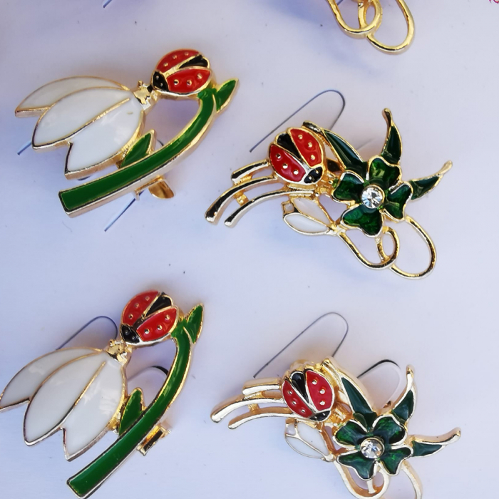 Set 12 brose pentru martisor "Simboluri de Primavara 215" Colectia VisionXXI [3]