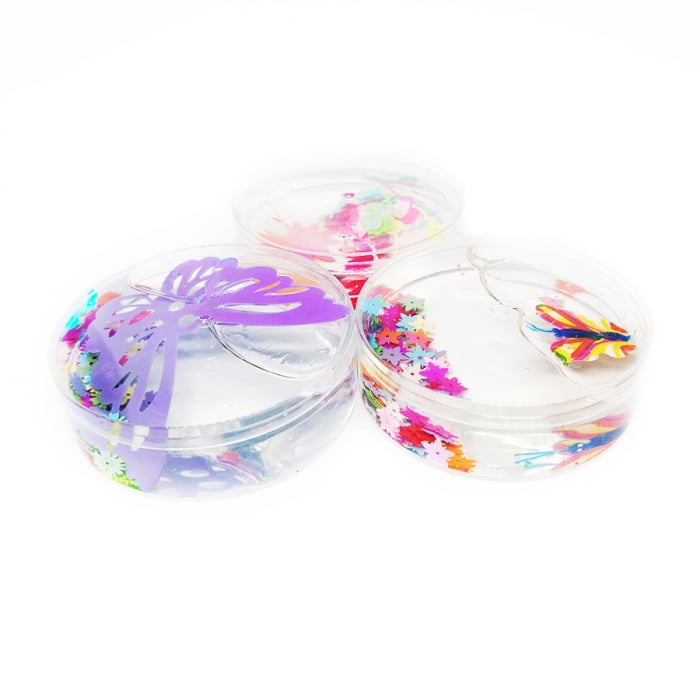Set 3 gelatine Butterfly and Flowers, 60ml Vision [1]