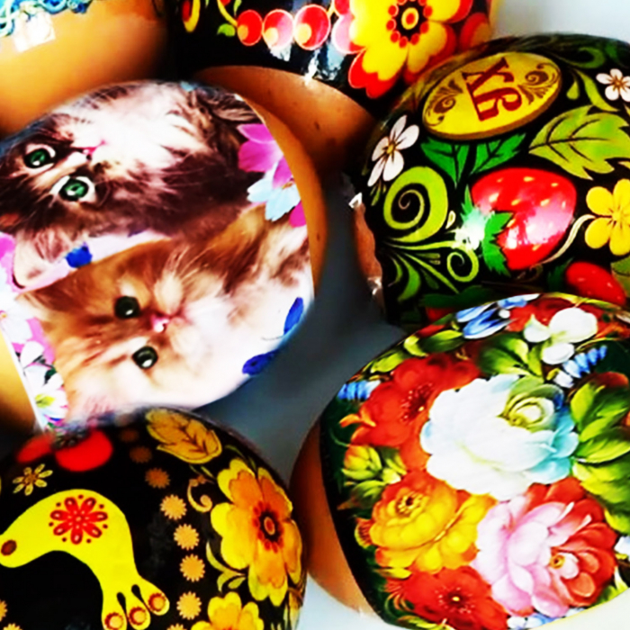 Set 35 stickere termice pentru oua de Paste Vision [3]