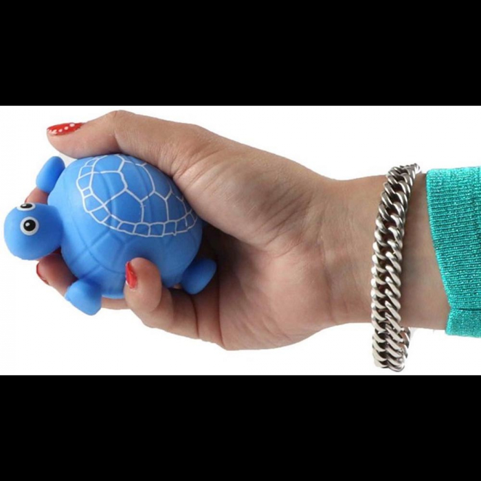 Set 4 jucarii, Squeeze Turtle, multicolor, 8 cm, Vision XXI [3]