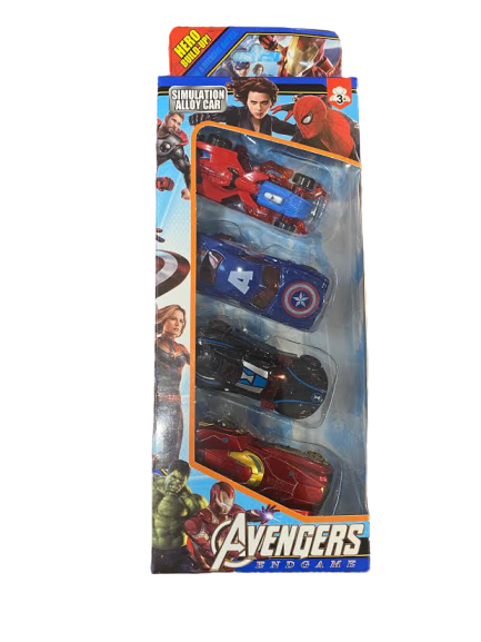 Set 4 machete de metal Vision, 8 cm, Avengers [2]