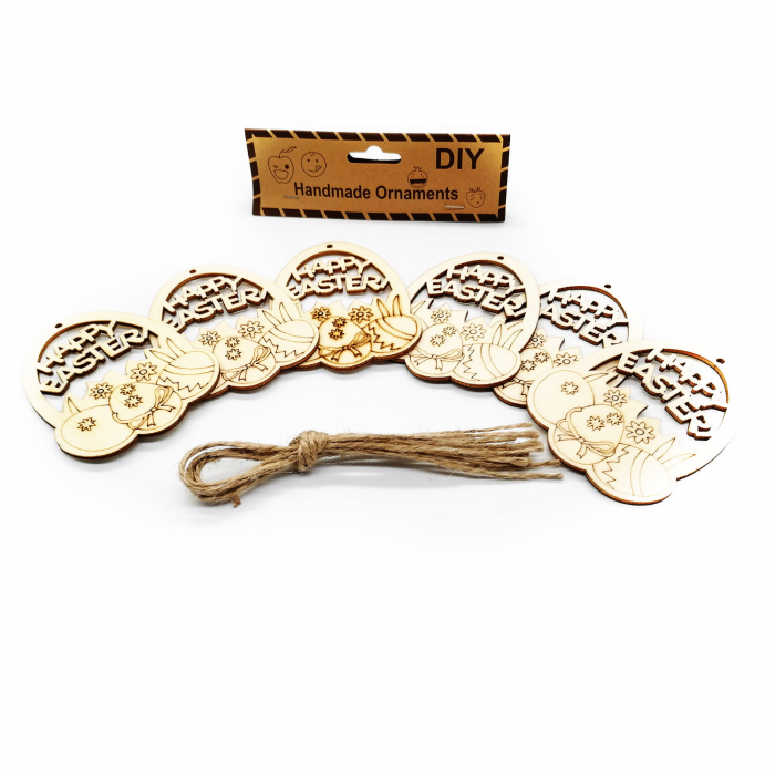 Set 6 ornamente handmade, Vision, oua de Paste [2]