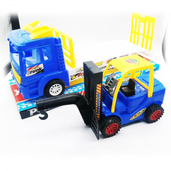 Set camion cu autoutilitara Vision, 28x7x9 cm, multicolor [2]