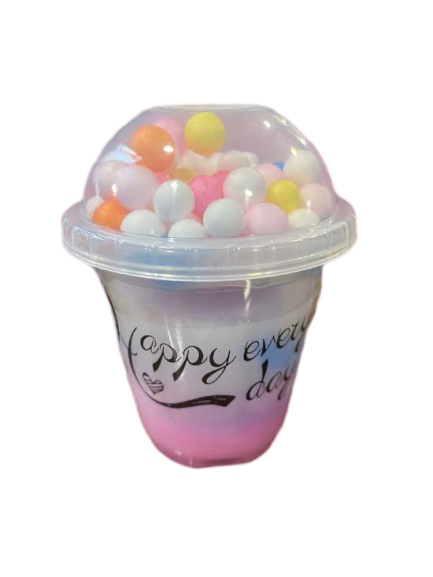 Slime din gelatina, Crystal Mud,  cu bile [1]