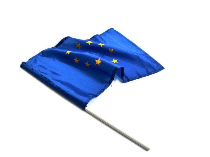 Steag UE Vision, suport pentru birou, 14x21 cm, stativ 34 cm [2]