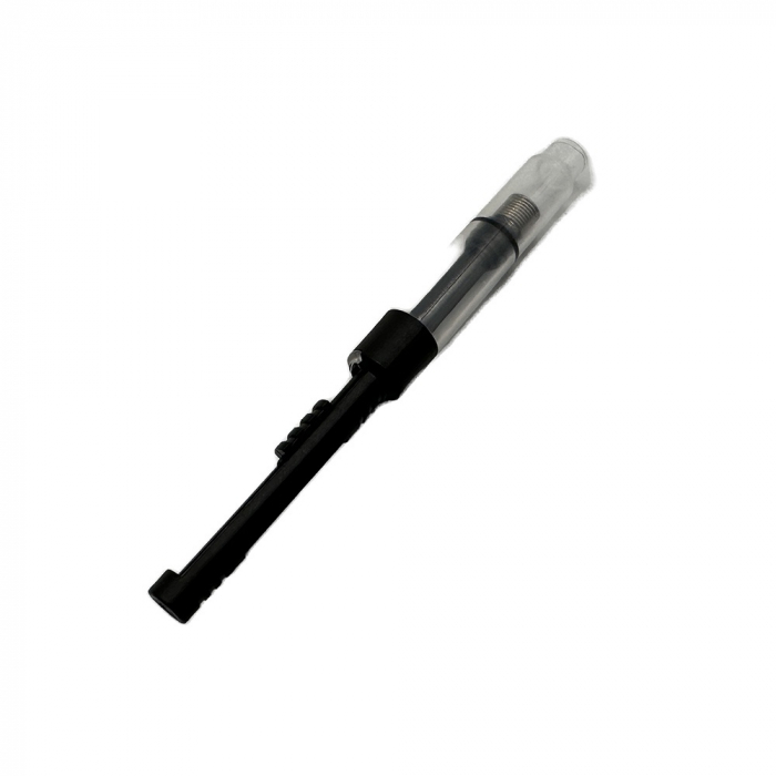 Stilou Metalic cu Penita ascunsa 8007, Robust si Elegant, Incarcare duala patron sau rezervor, Grip ergonomic din metal, Mov Satinat, Vision XXI [4]