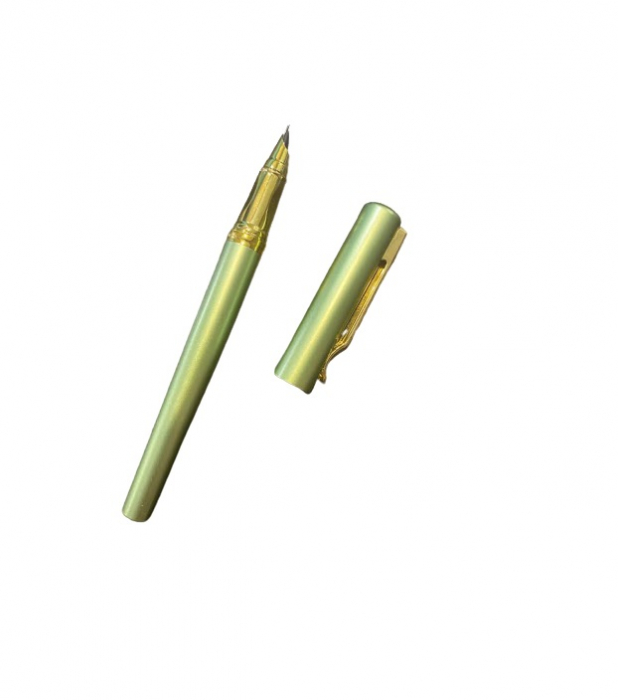 Stilou verde Vision 284, penita ascunsa, dual, rezervor si patron [3]